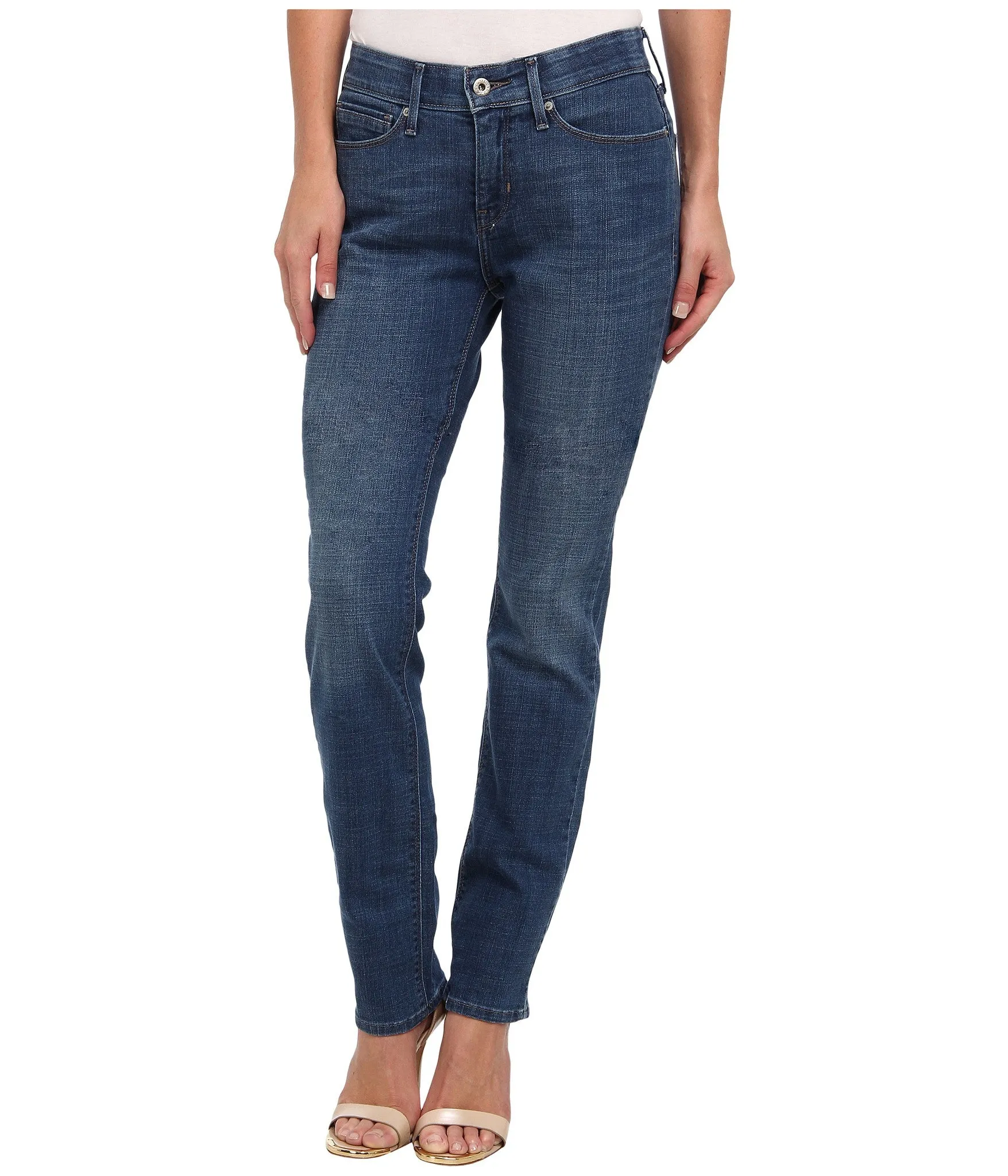 Levis Womens 525 Perfect Waist Stretch Medium Wash Denim Jeans Size 27 X 32