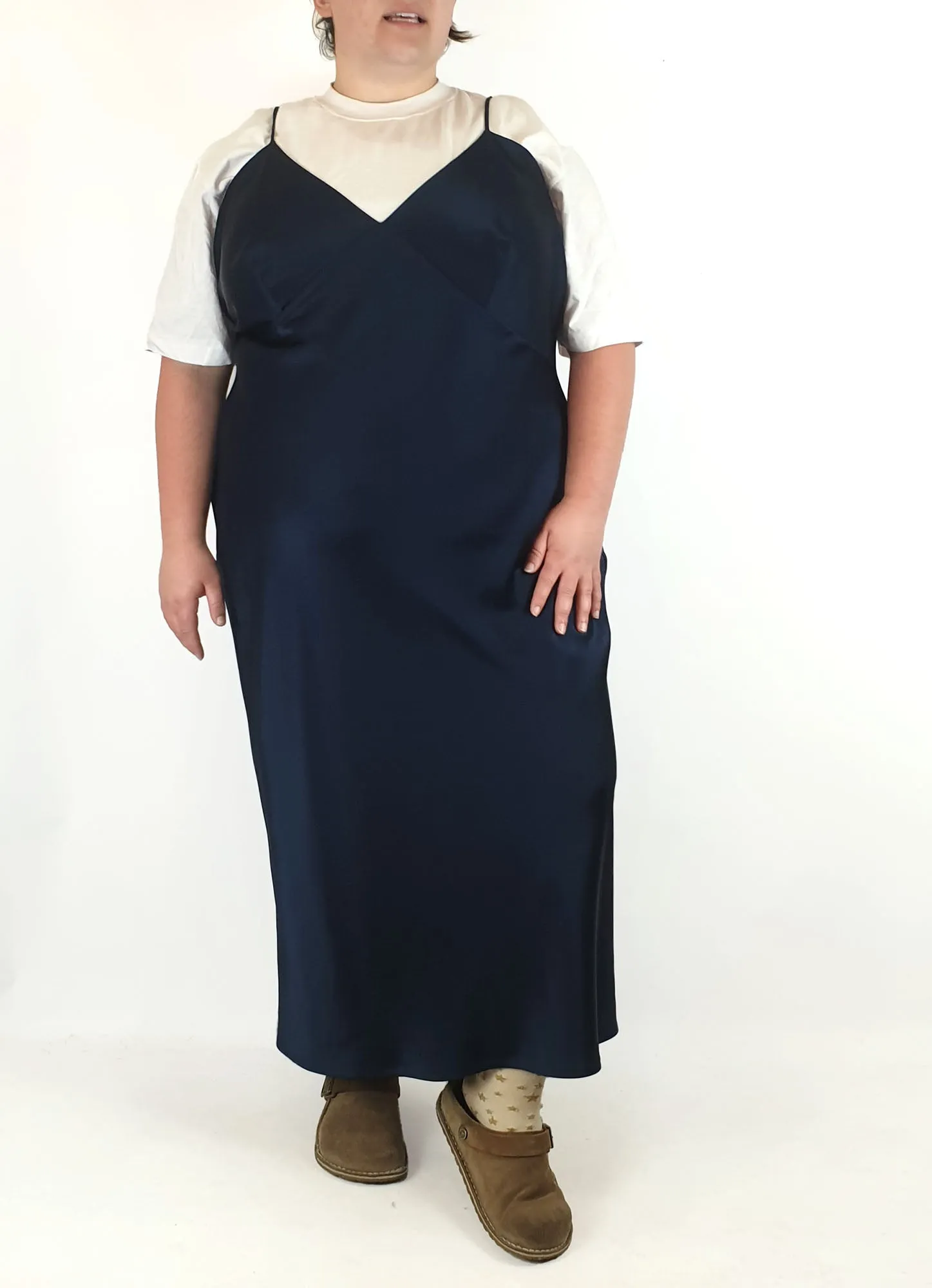 Liam navy dress size 24 (by Ruby)