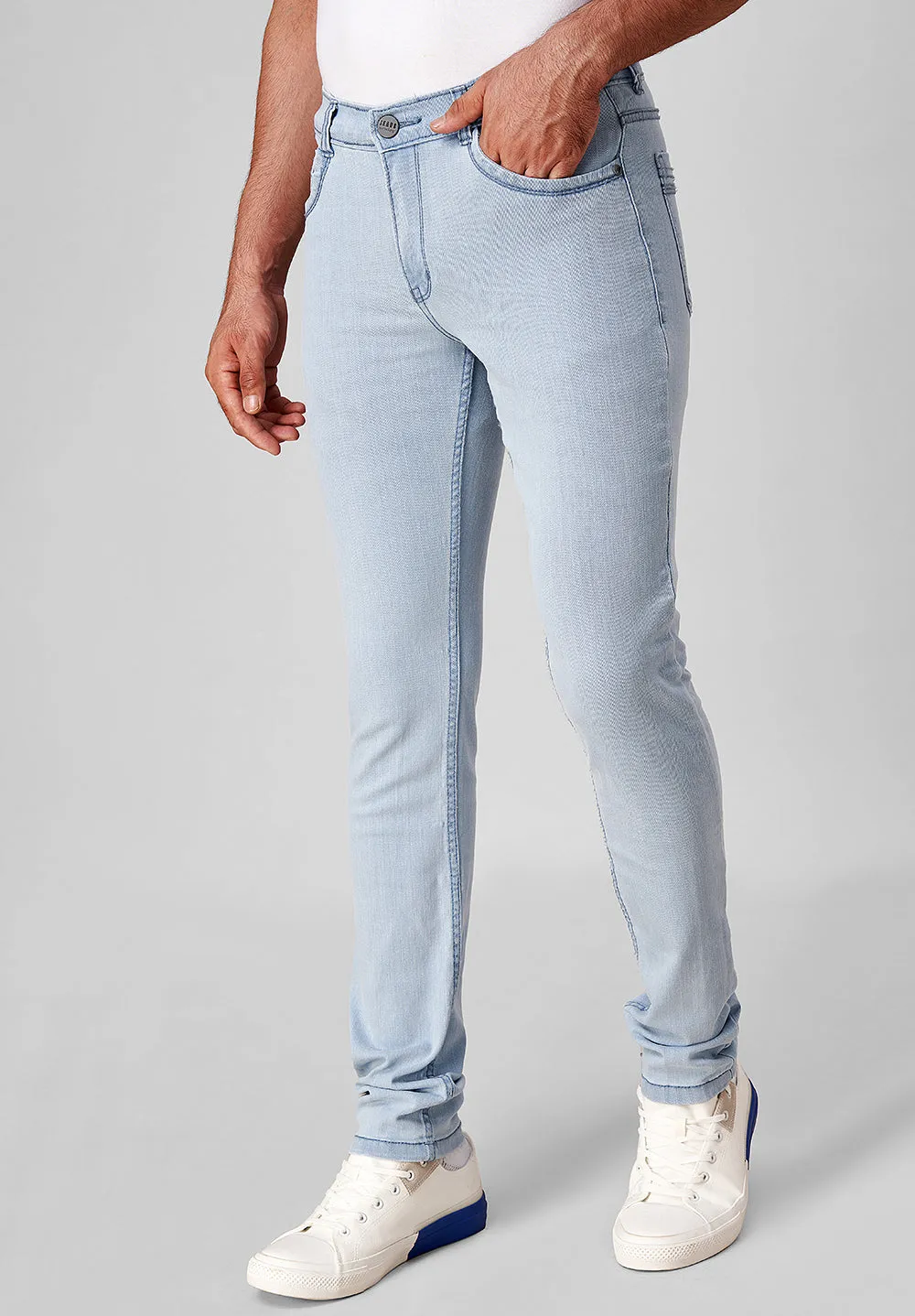 Light Blue Slim Fit Jeans - I42928