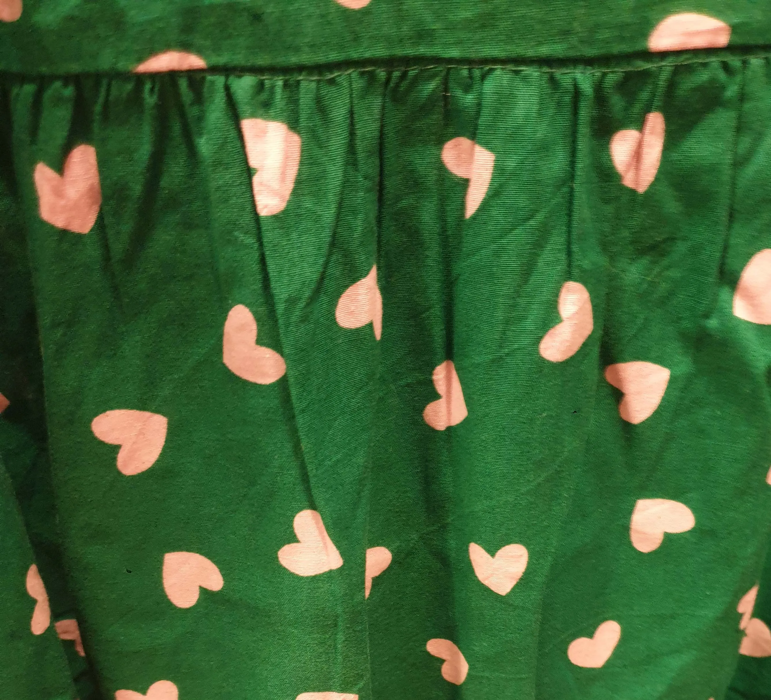 Little Party Dress green heart print dress size 22