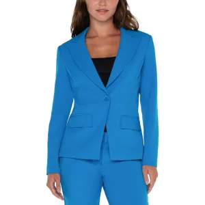 Liverpool Notch Collar Blazer - Diva Blue