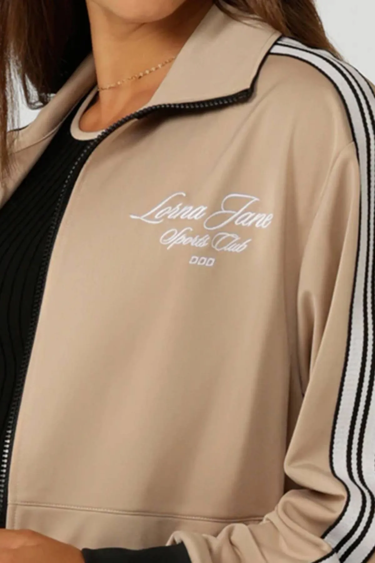 Lorna Jane Retro Track Zip Through Jacket