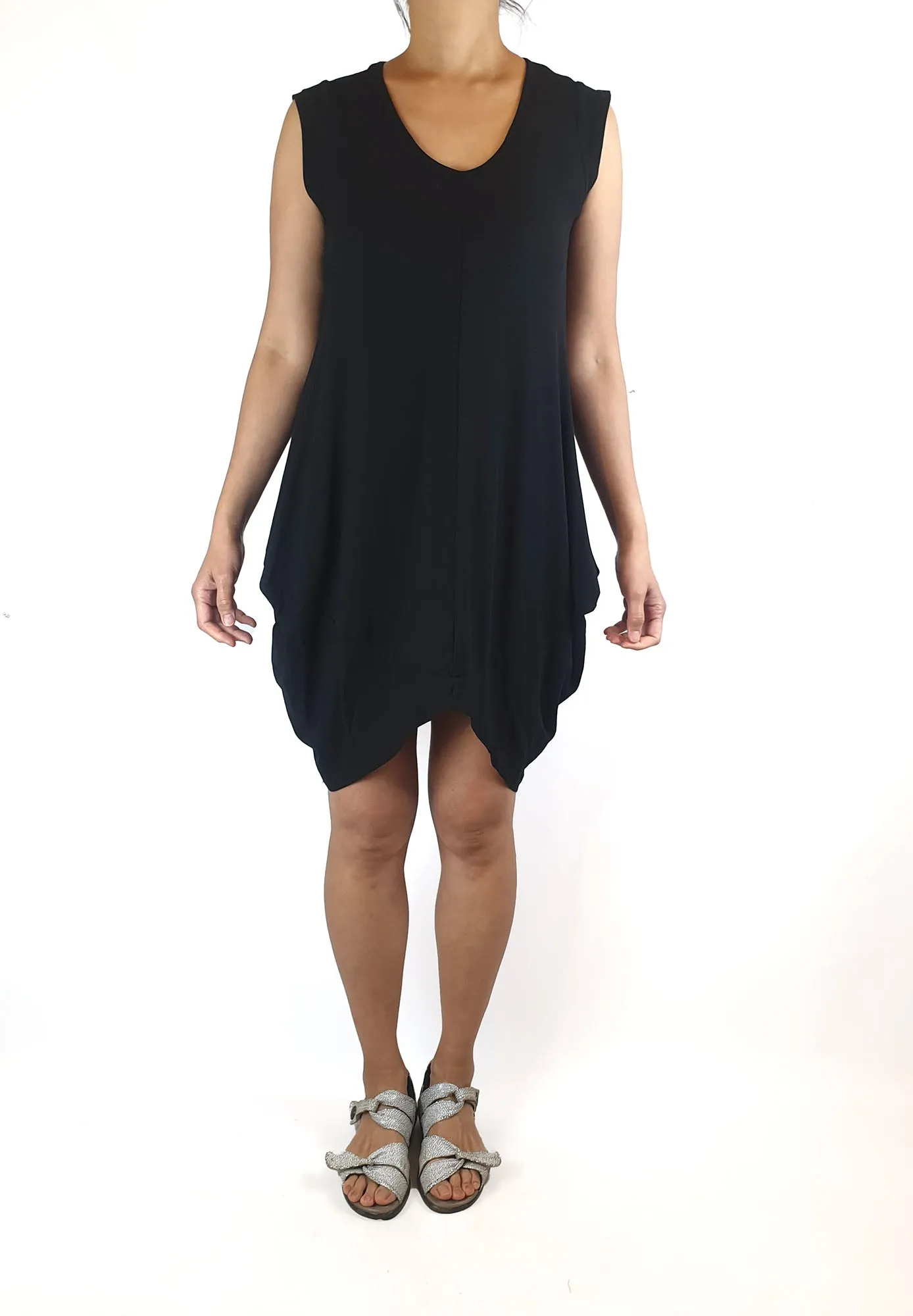 Lounge black sleeveless work dress size 10