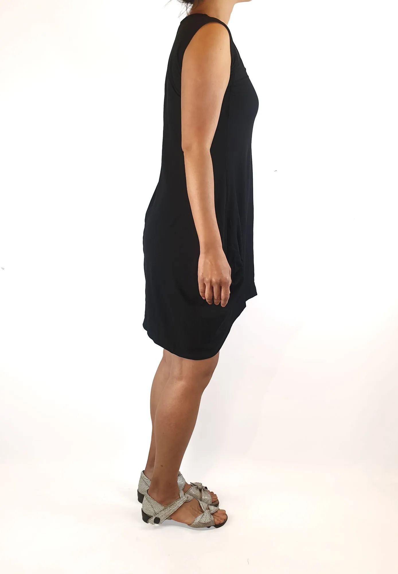 Lounge black sleeveless work dress size 10