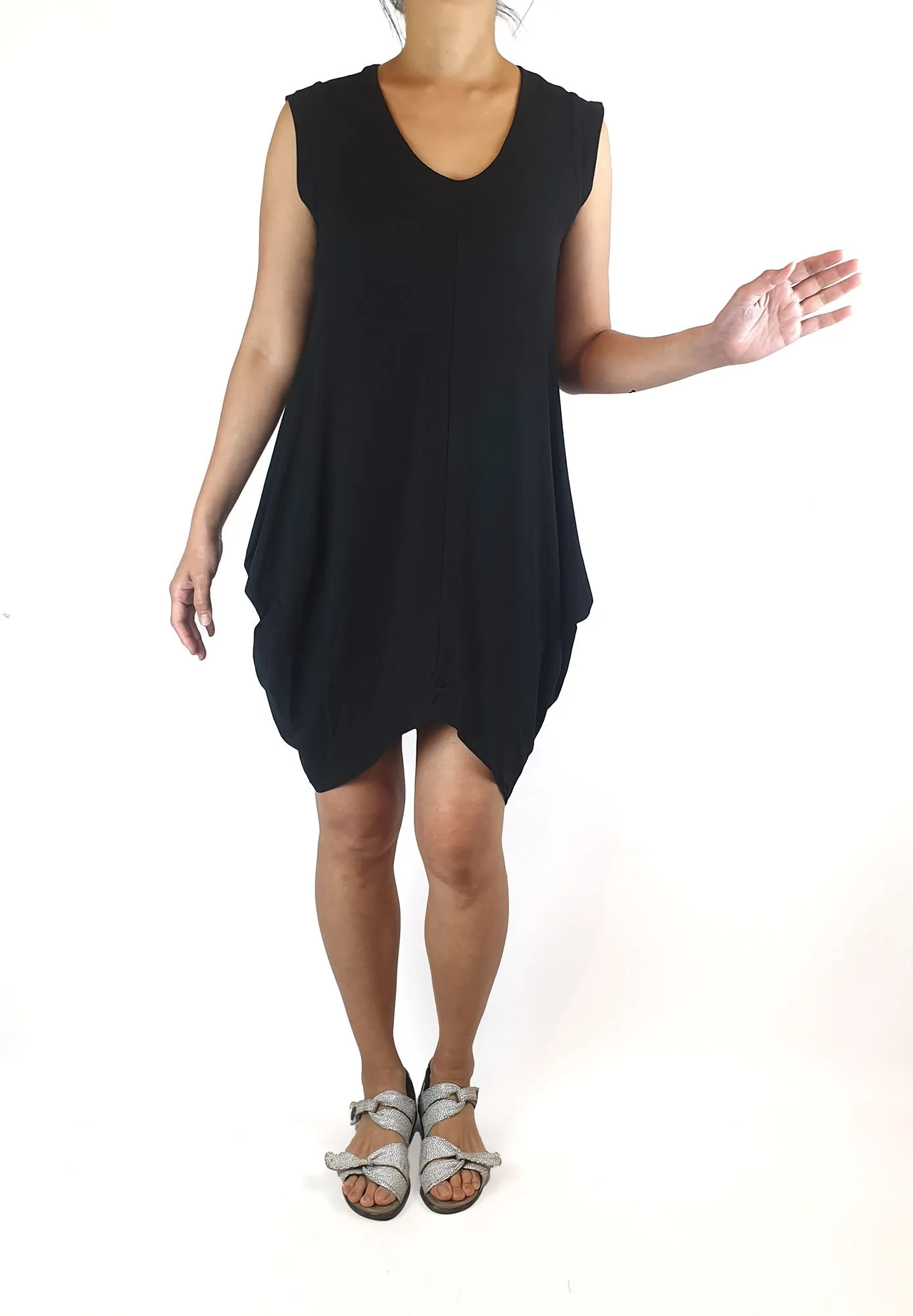 Lounge black sleeveless work dress size 10