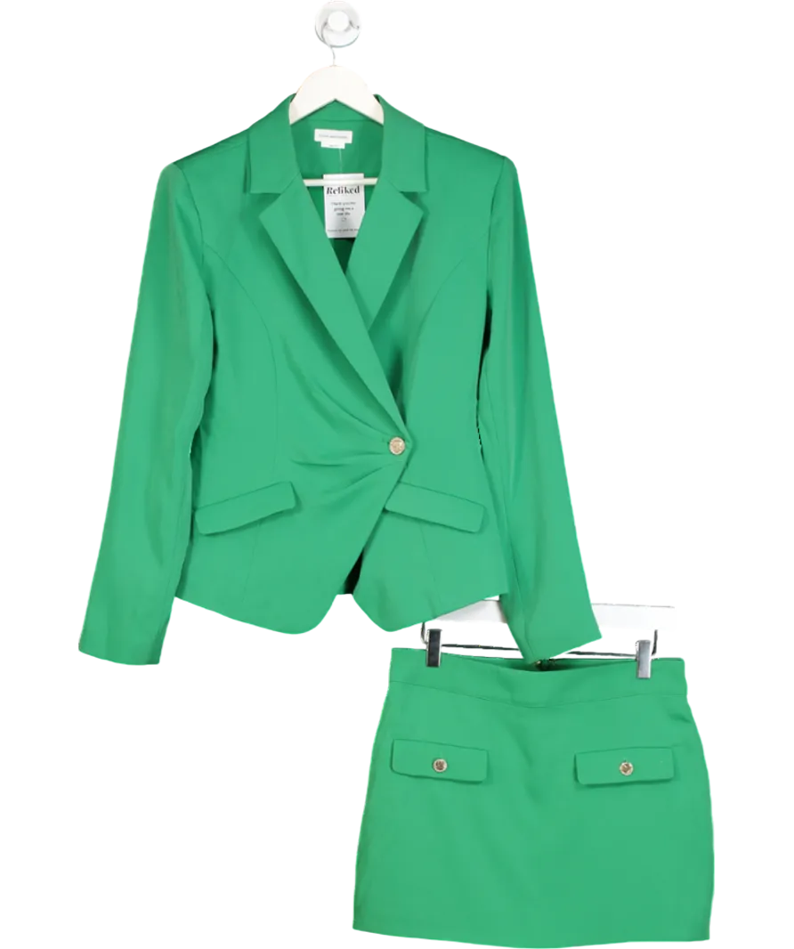 Lovers and Friends Green Sadie Blazer & Skirt Set UK S