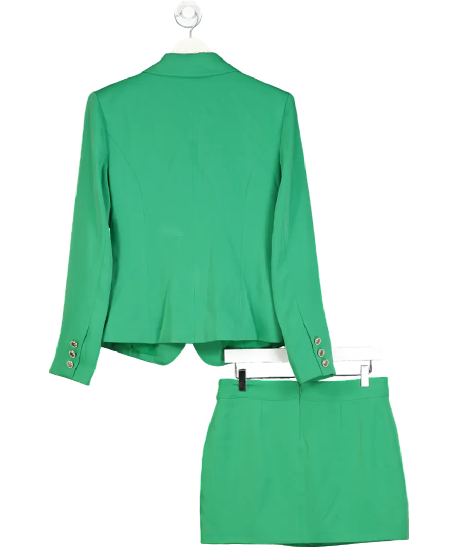 Lovers and Friends Green Sadie Blazer & Skirt Set UK S