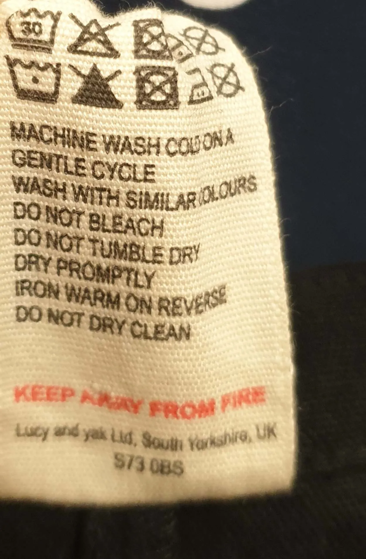 Lucy & Yak black cotton dungaree shorts size UK32R