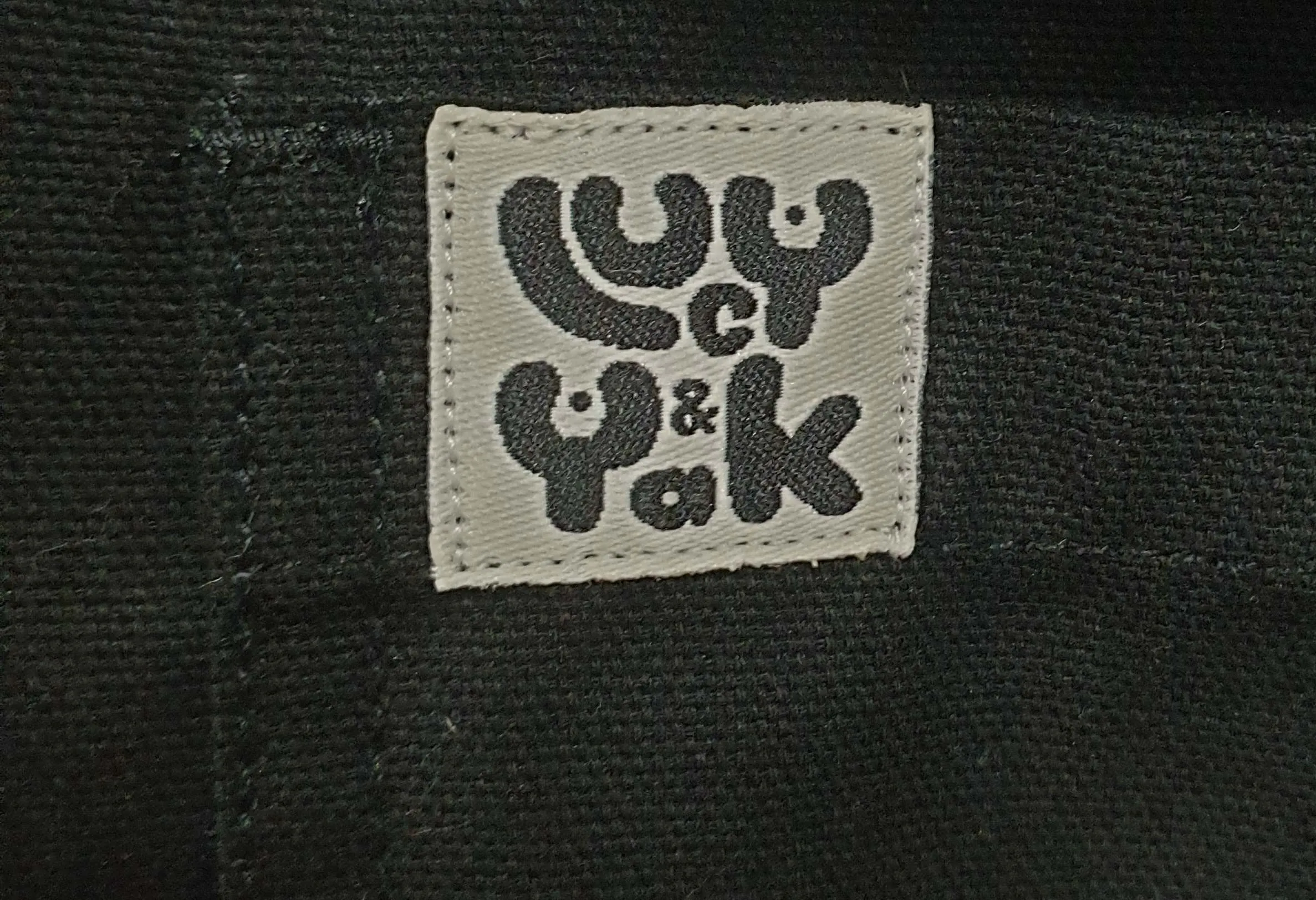 Lucy & Yak black cotton dungaree shorts size UK32R