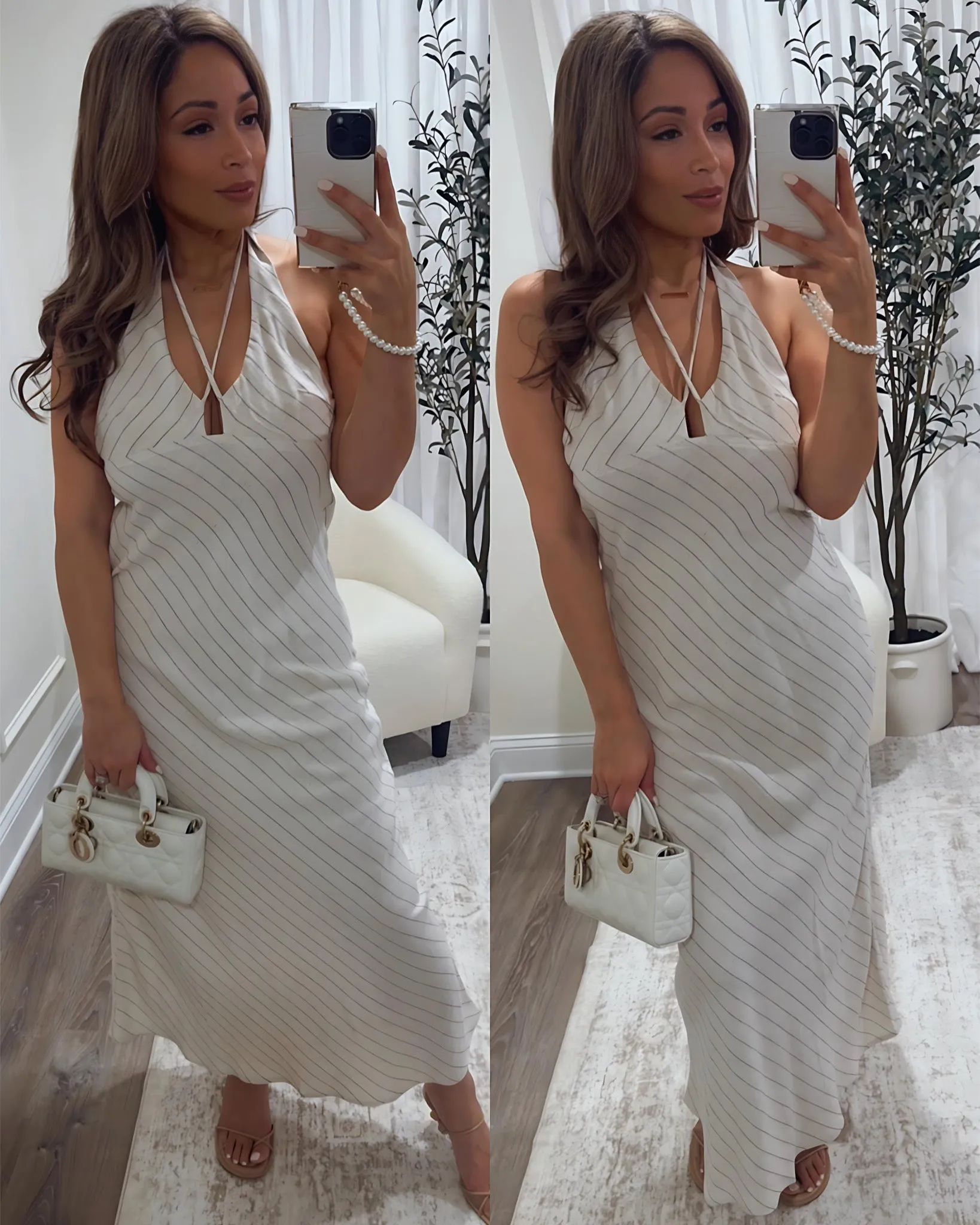 LUCY LINEN MAXI DRESS