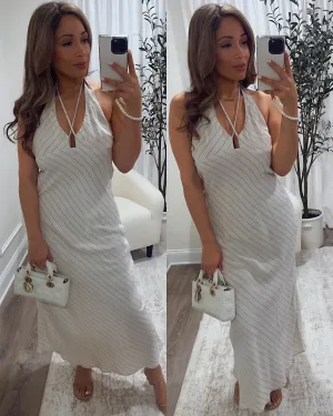 LUCY LINEN MAXI DRESS