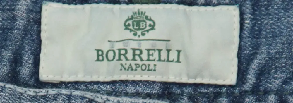 Luigi Borrelli Denim Blue Jeans - Super Slim - 35 US / 51 EU