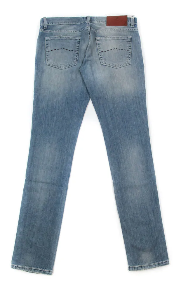 Luigi Borrelli Denim Blue Jeans - Super Slim - 35 US / 51 EU
