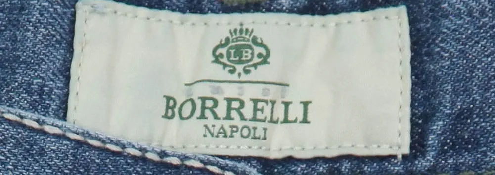 Luigi Borrelli Denim Blue Jeans - Super Slim - 42 US / 58 EU