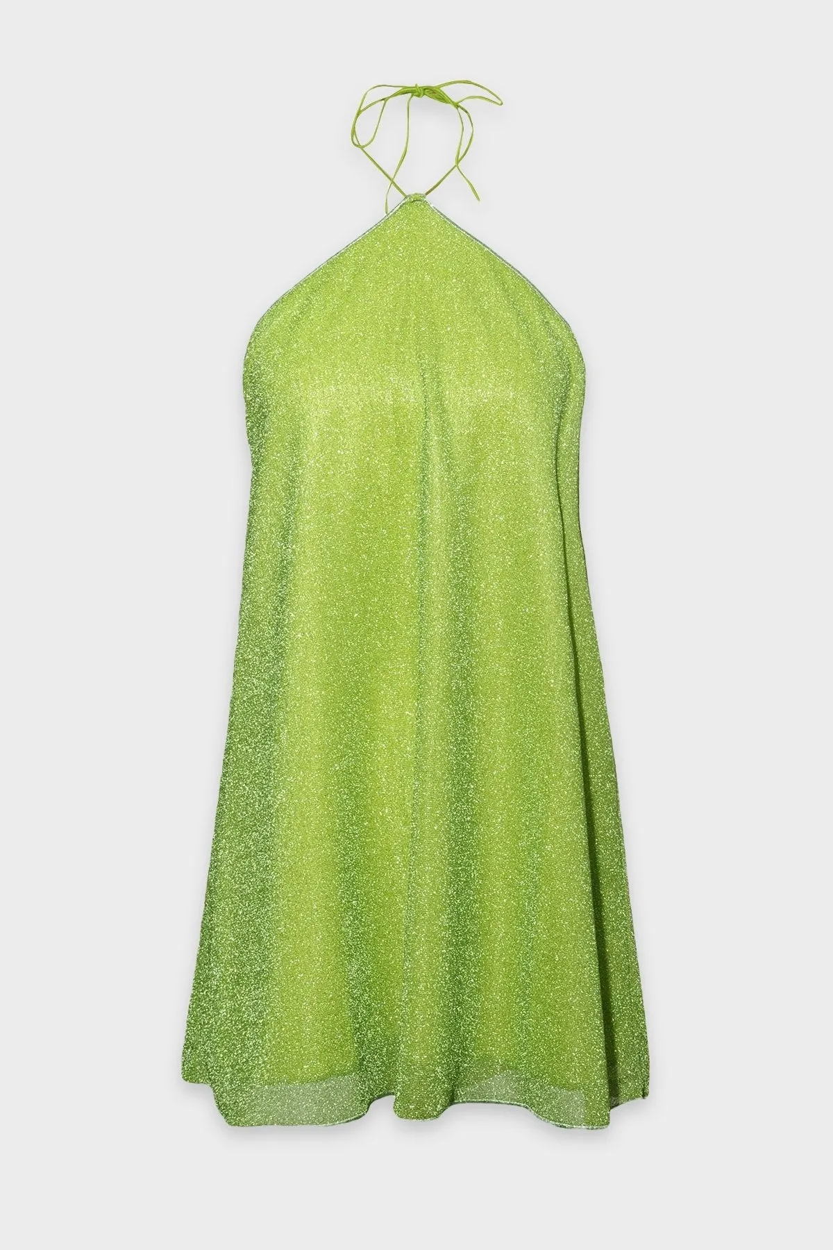 Lumière Necklace Dress in Lime