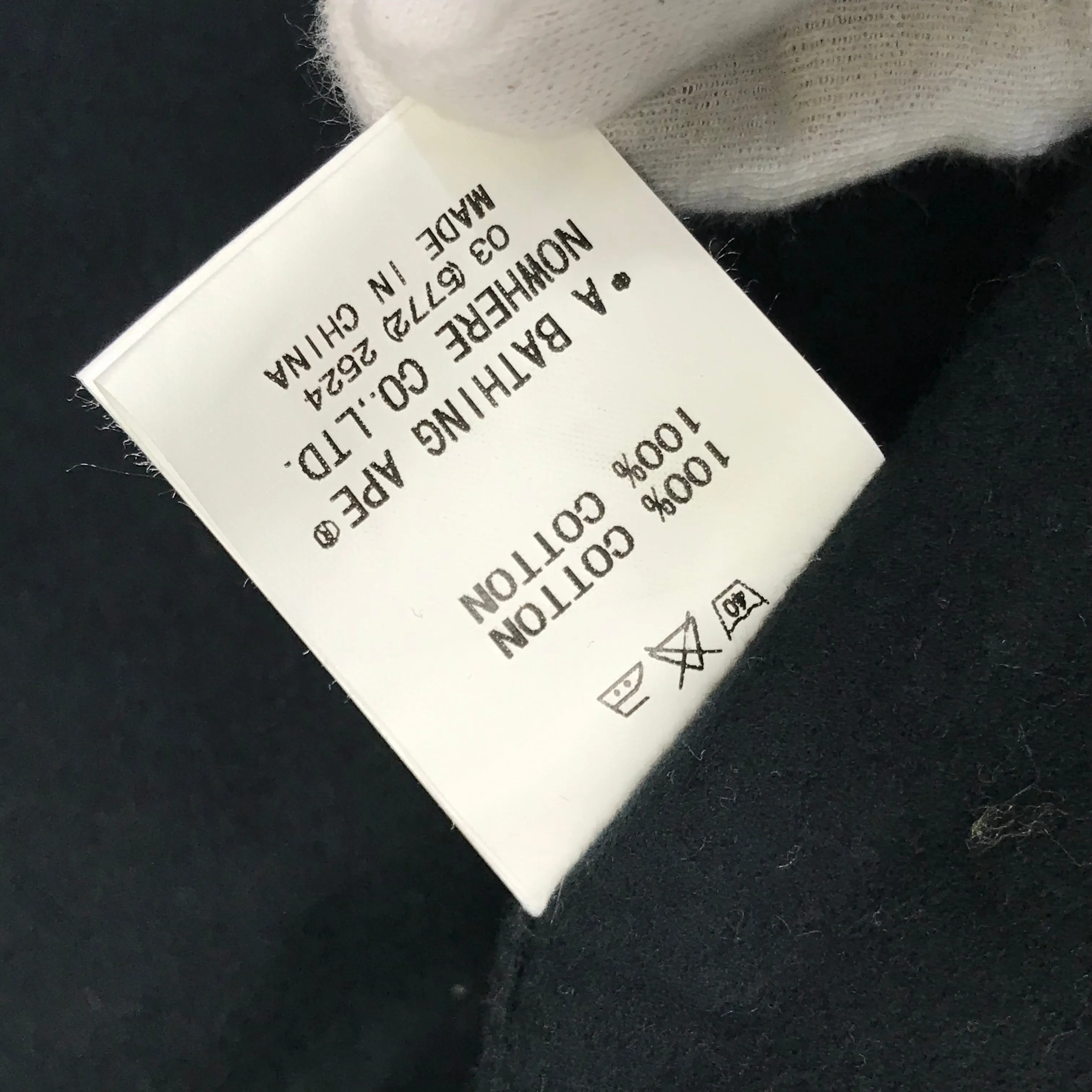 [M] A Bathing Ape Bape Carhartt Color Camo Work Jacket Black