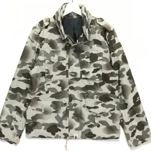 [M] A Bathing Ape Bape Gore Windstopper Camo M-65 Jacket
