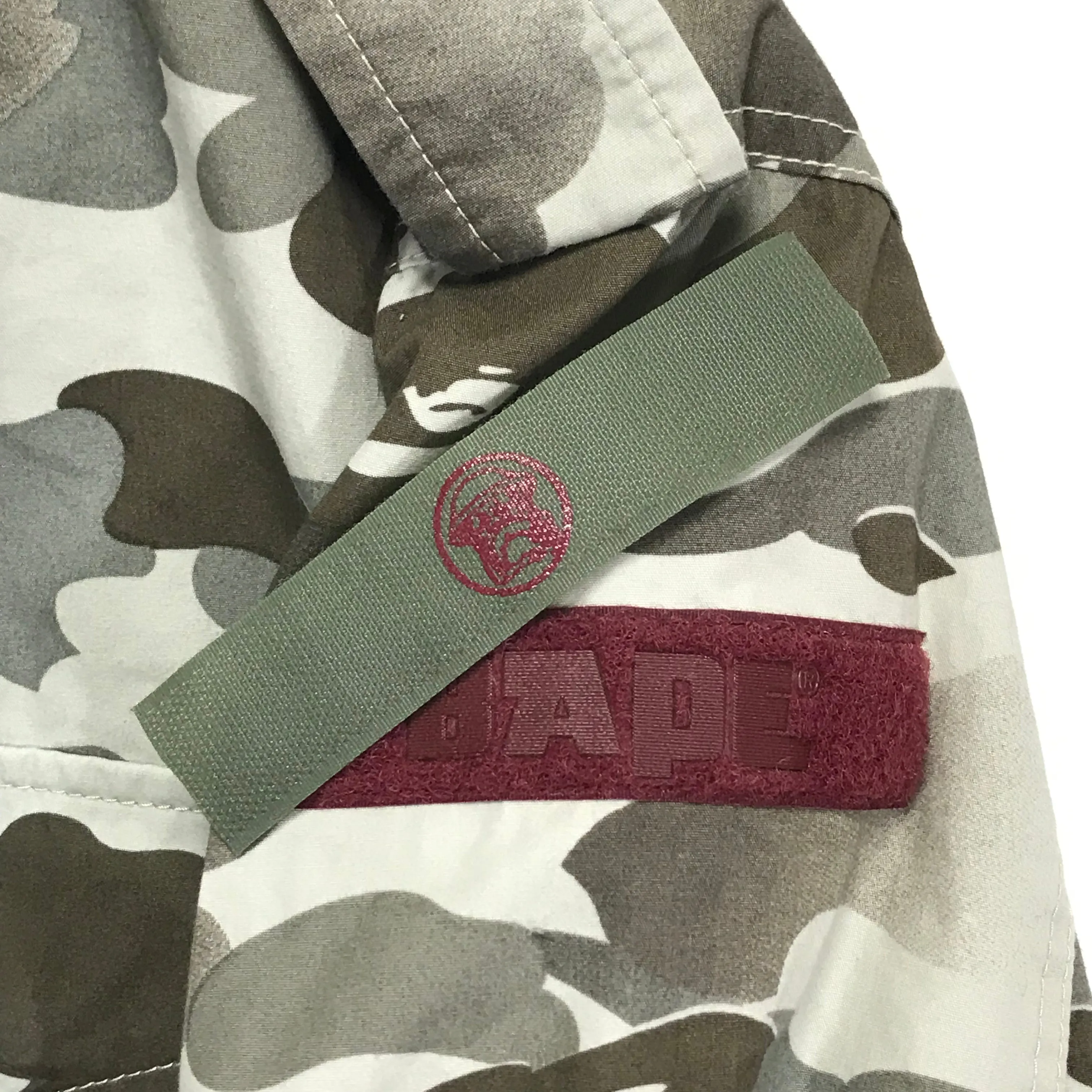 [M] A Bathing Ape Bape Gore Windstopper Camo M-65 Jacket