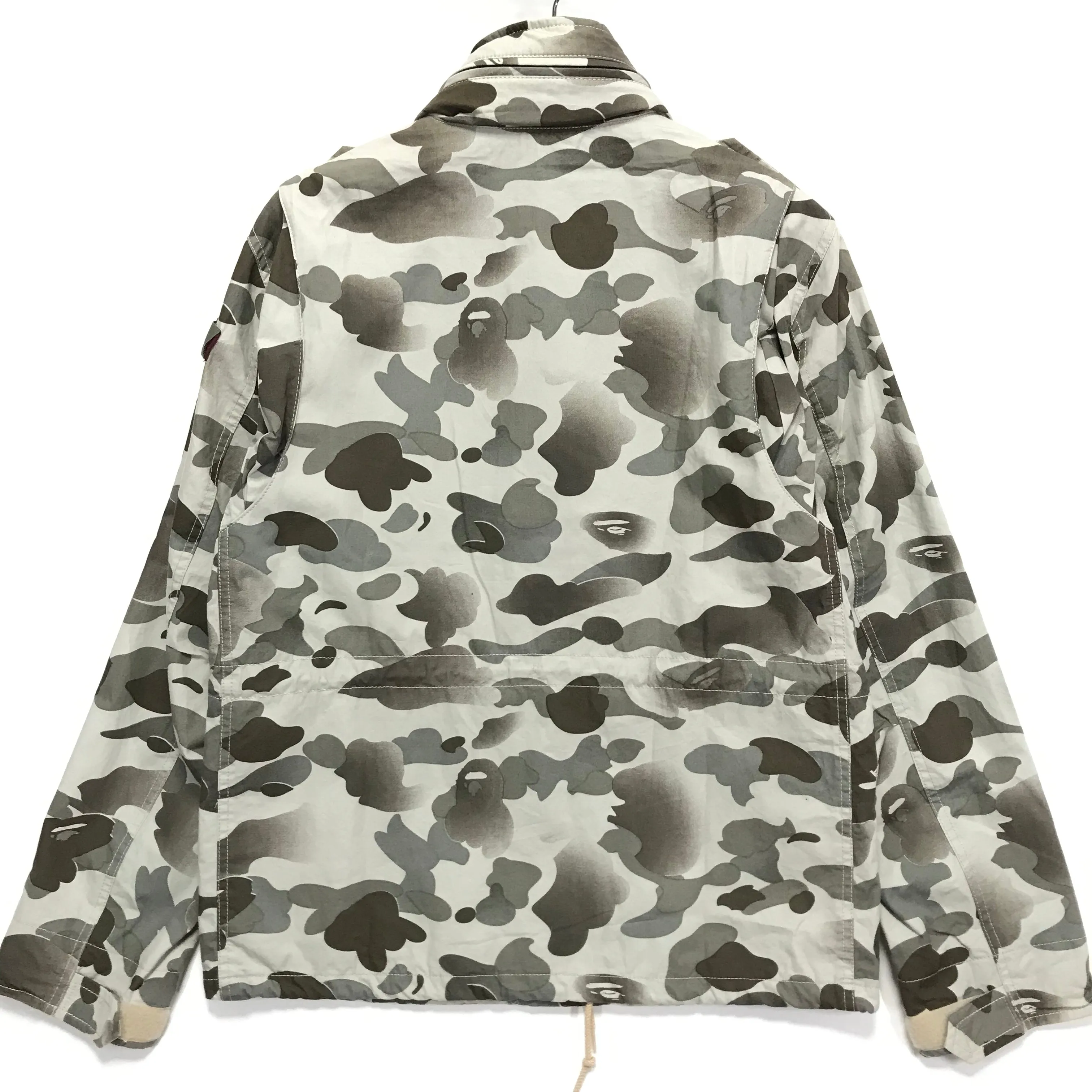 [M] A Bathing Ape Bape Gore Windstopper Camo M-65 Jacket