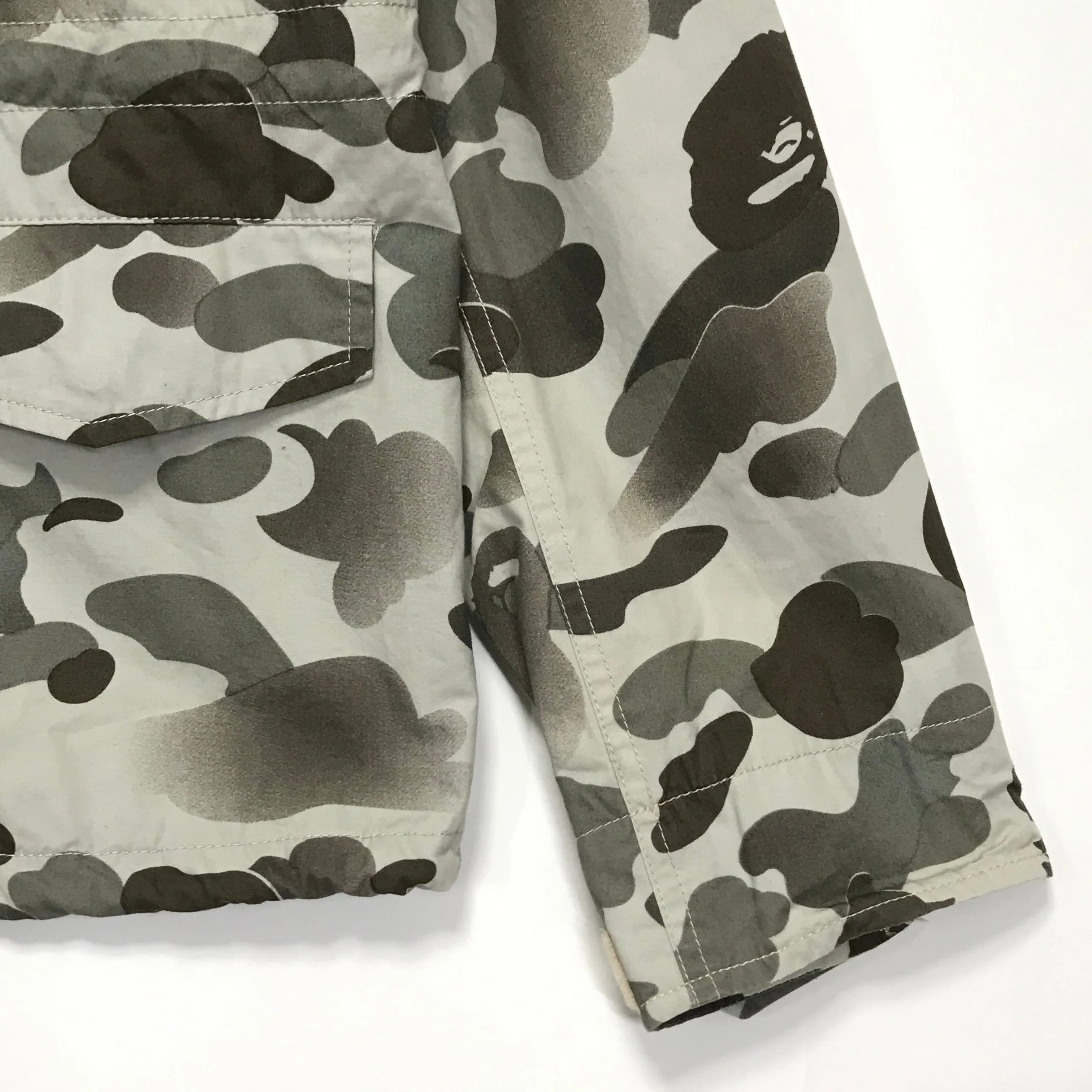 [M] A Bathing Ape Bape Gore Windstopper Camo M-65 Jacket