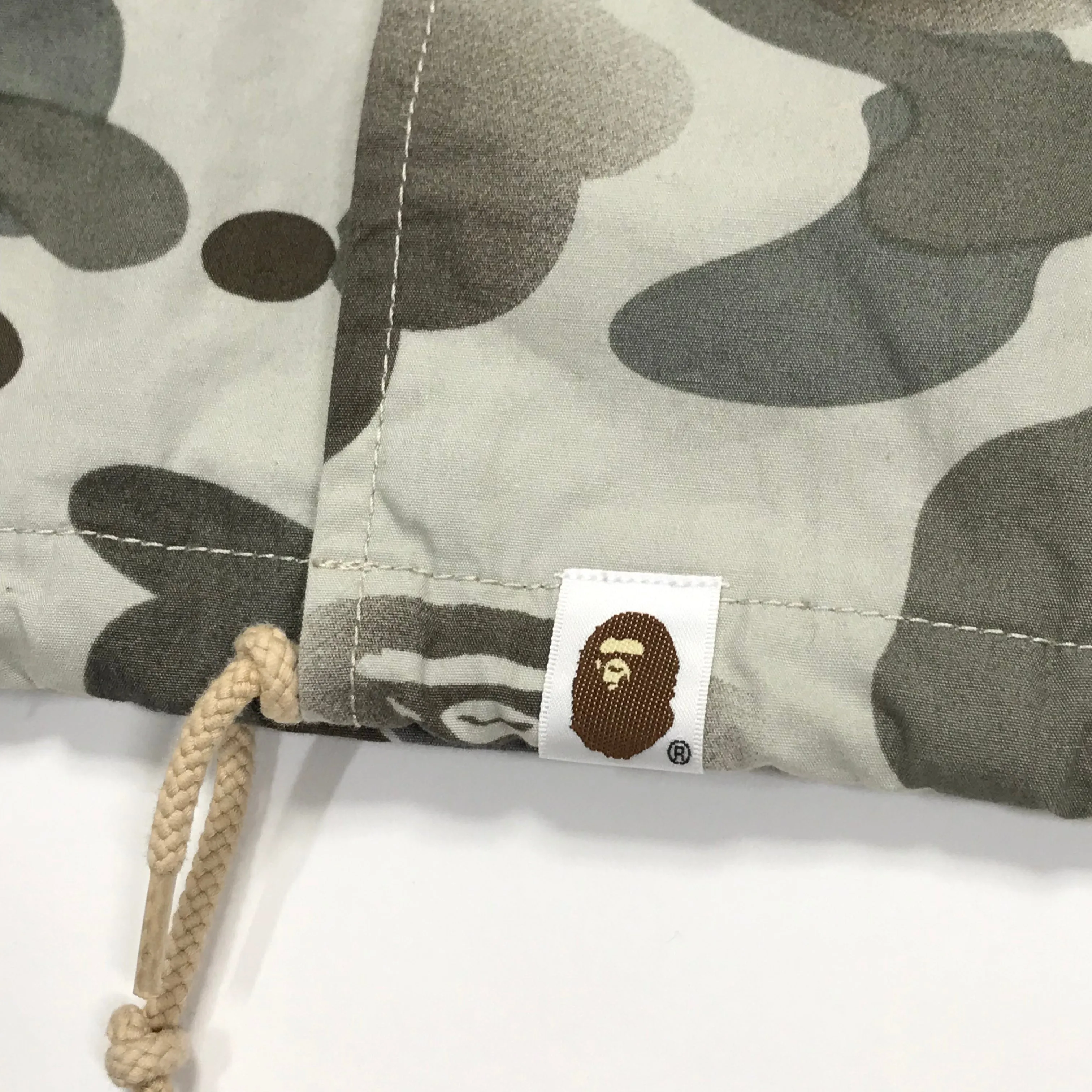[M] A Bathing Ape Bape Gore Windstopper Camo M-65 Jacket