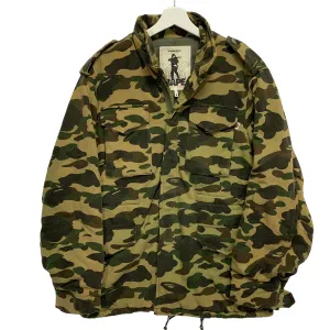 [M] A Bathing Ape Bape Vintage 1st Camo Cotton Sweat M-65 Jacket