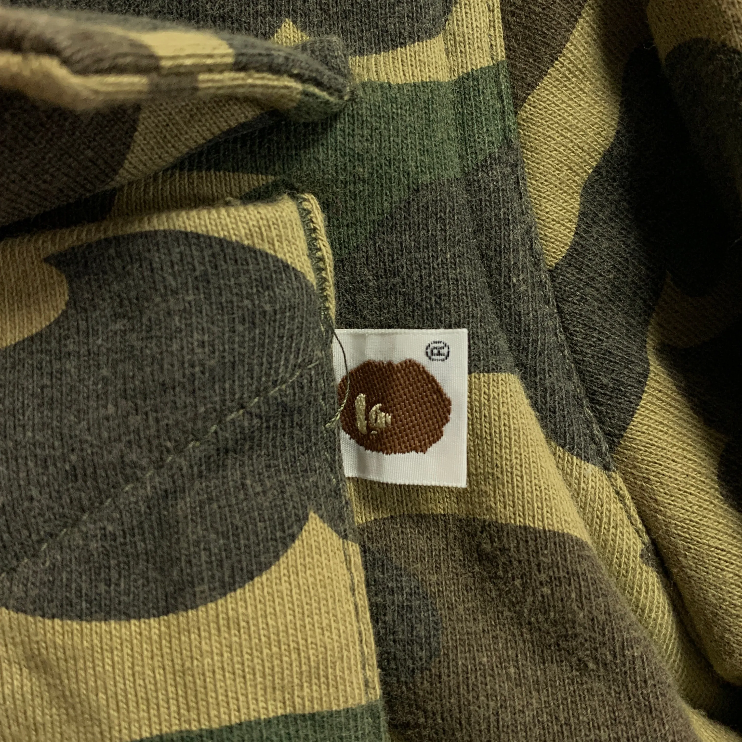 [M] A Bathing Ape Bape Vintage 1st Camo Cotton Sweat M-65 Jacket