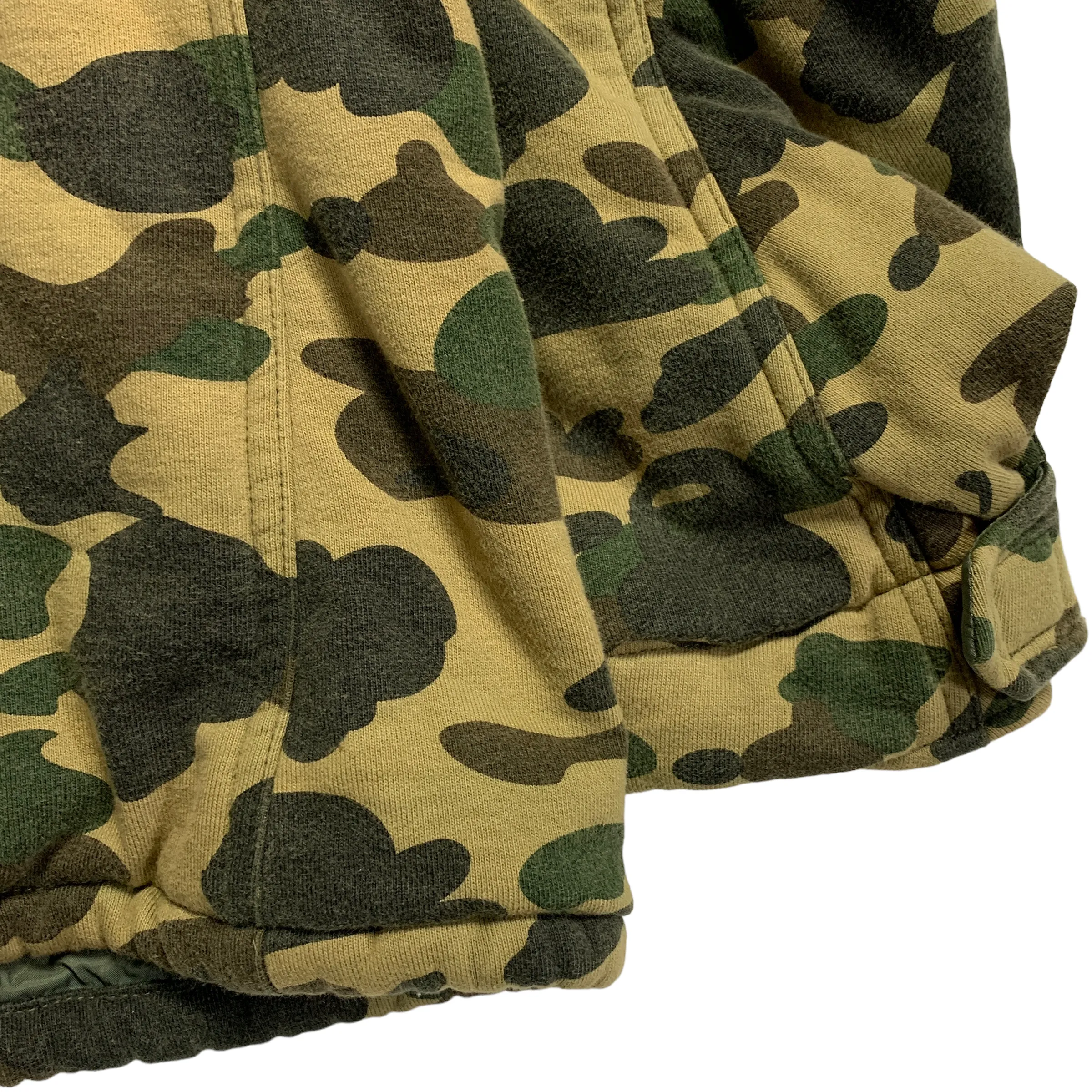 [M] A Bathing Ape Bape Vintage 1st Camo Cotton Sweat M-65 Jacket