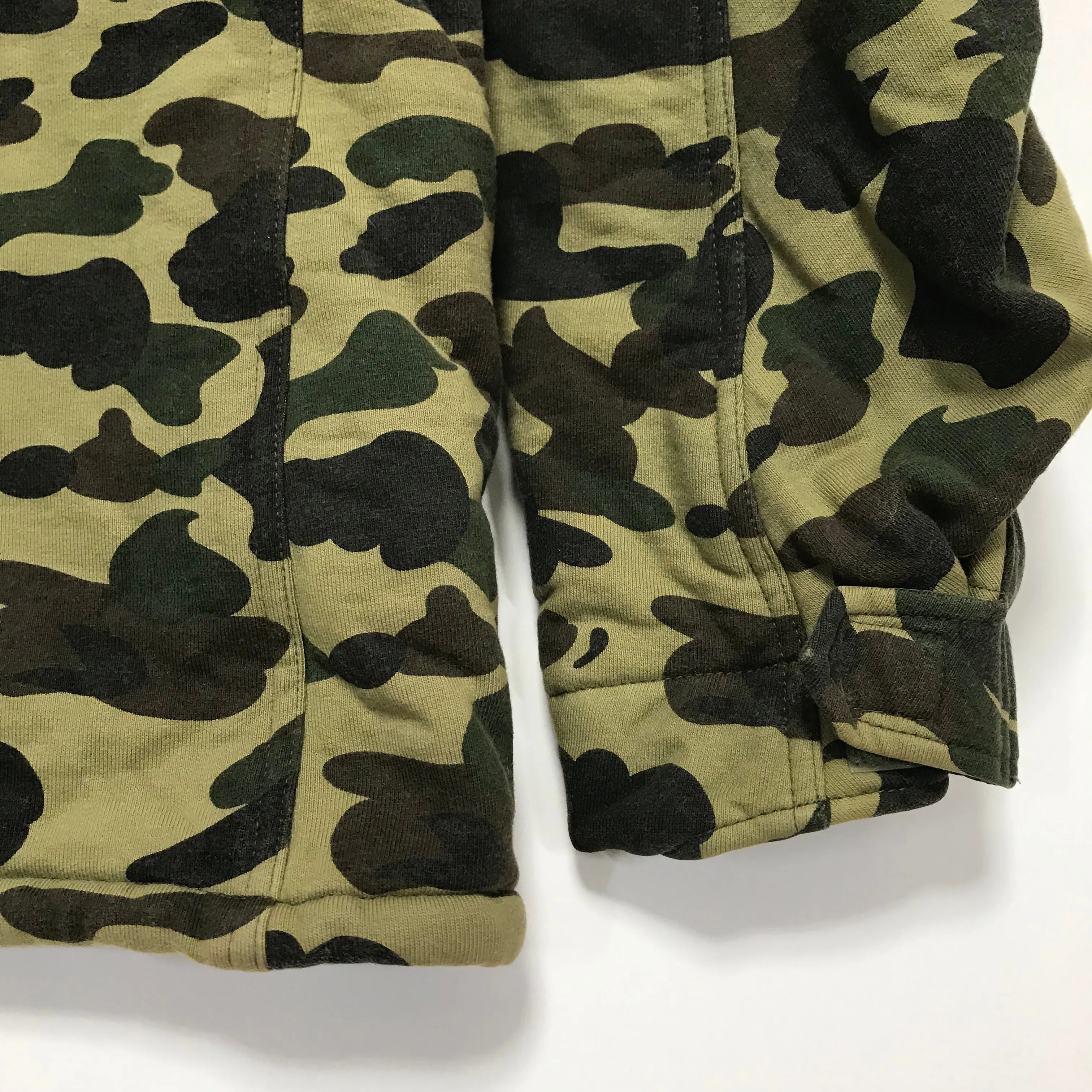 [M] A Bathing Ape Bape Vintage 1st Camo M-65 Jacket Green