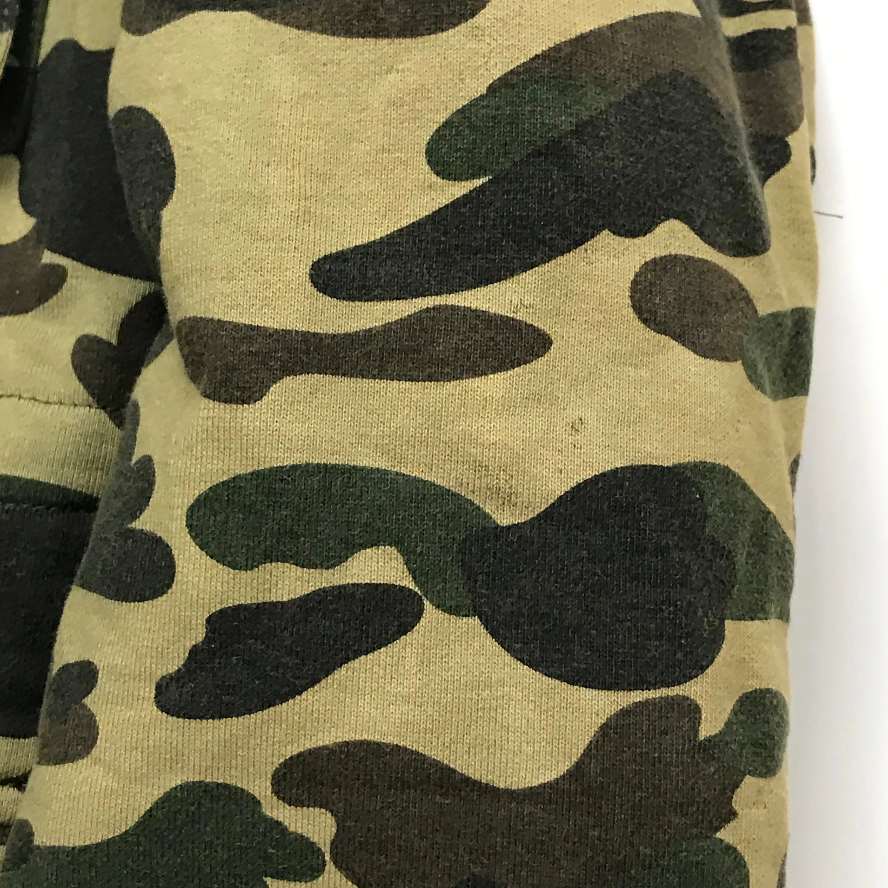 [M] A Bathing Ape Bape Vintage 1st Camo M-65 Jacket Green