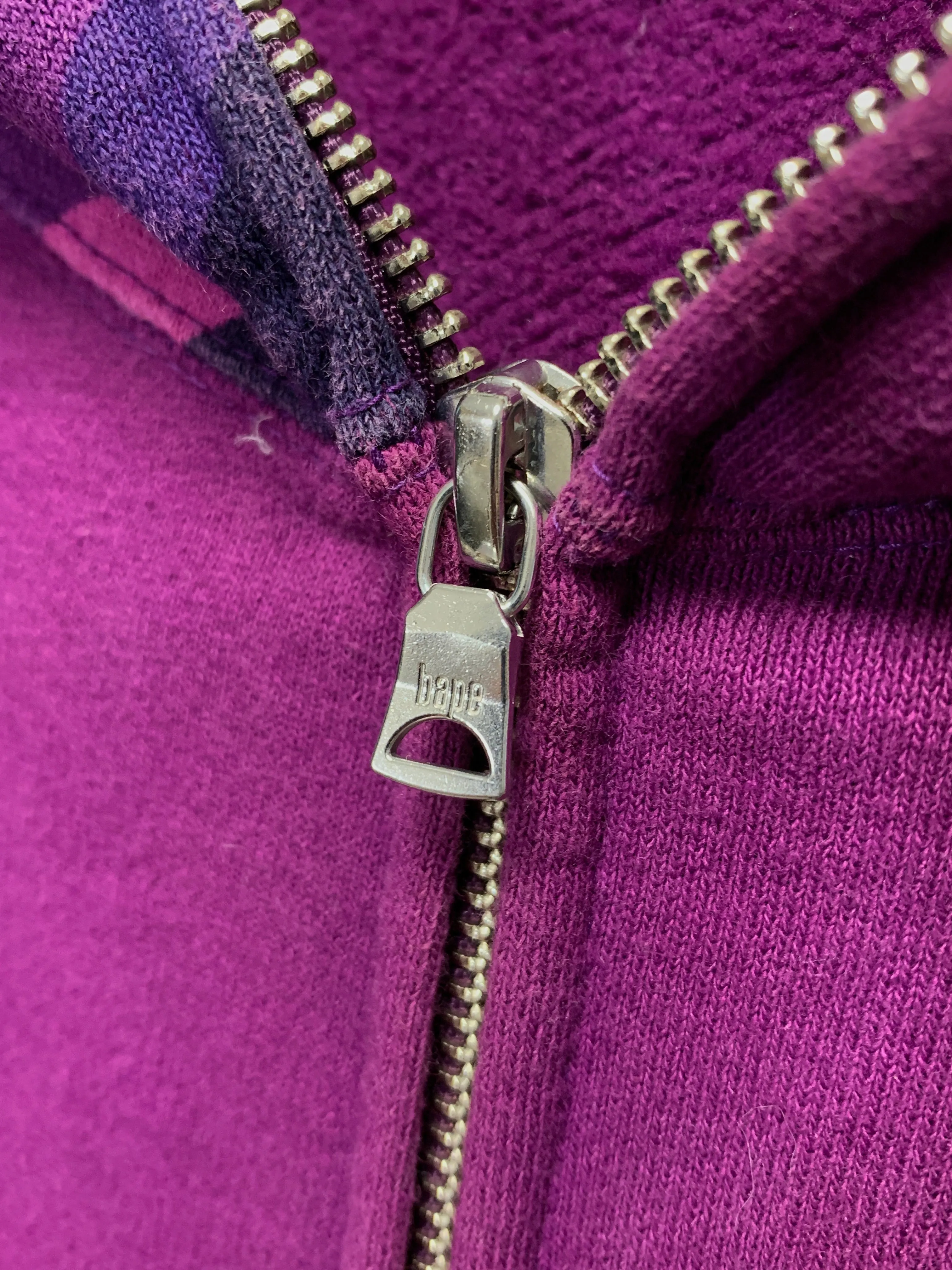 [M] A Bathing Ape Bape WGM Color Camo Sleeve Shark Hoodie Sweatshirt