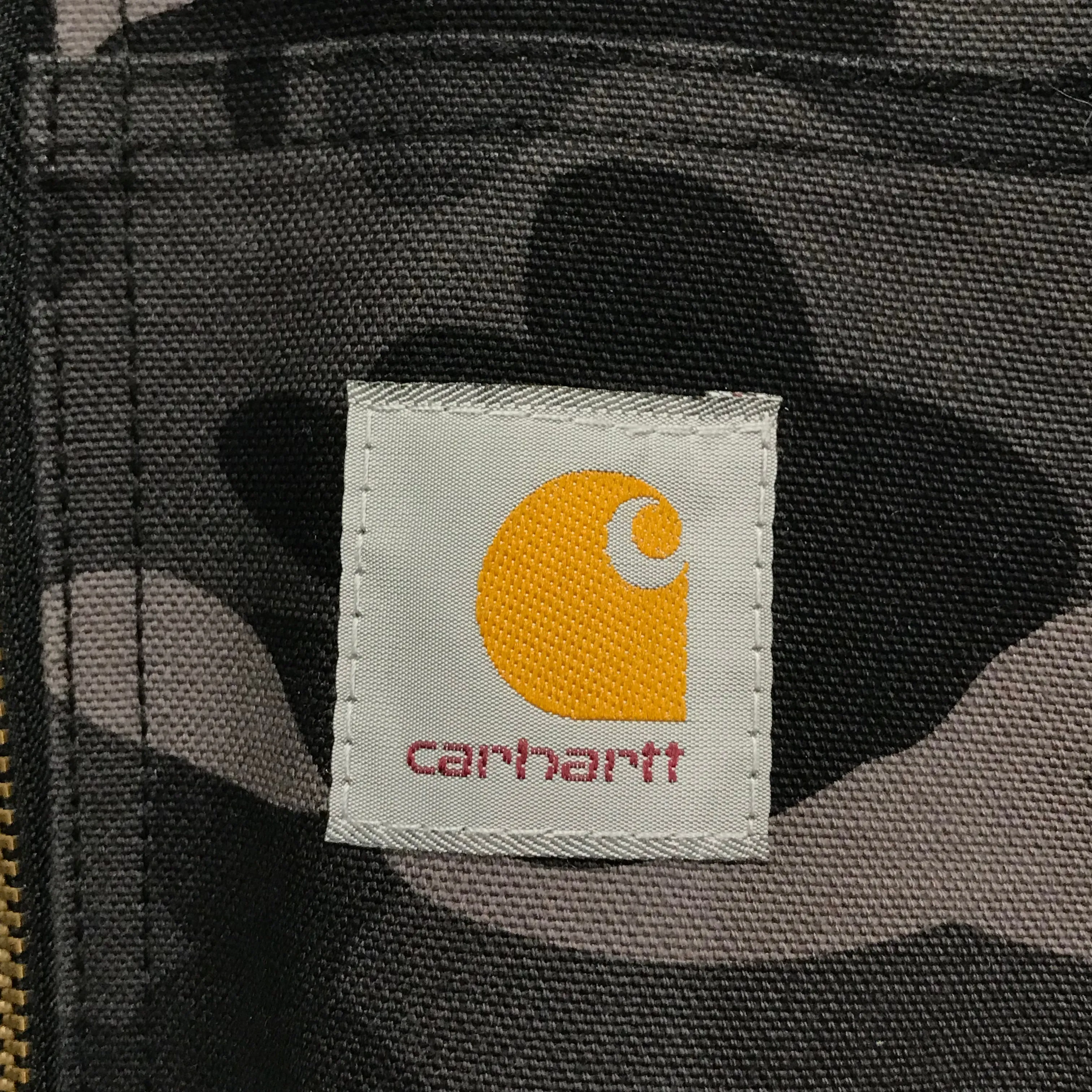 [M] A Bathing Ape Bape x Carhartt Camo Hooded Jacket Black