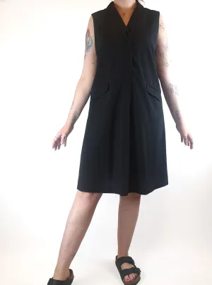 M. A. Dainty black sleeveless dress size 12
