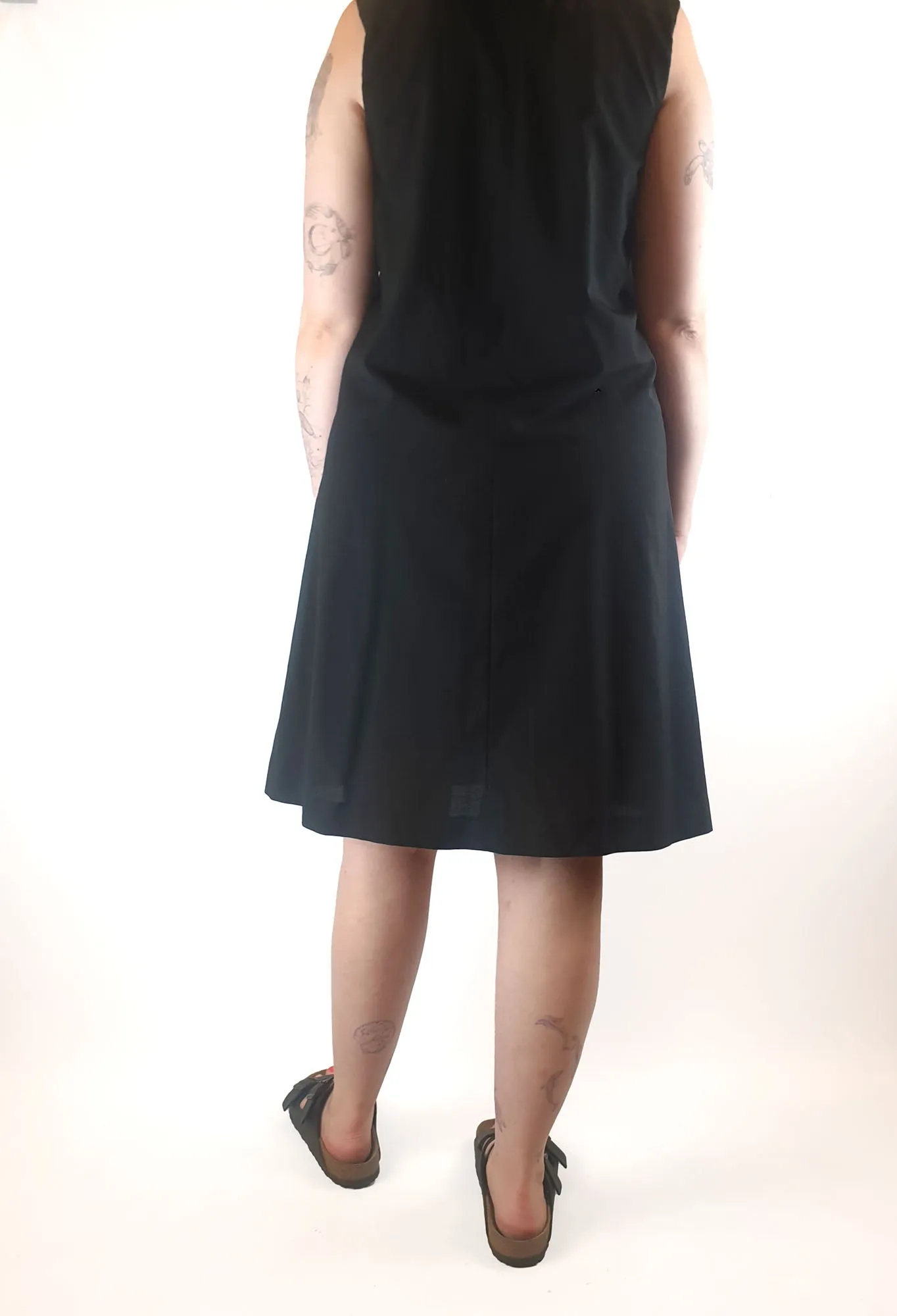 M. A. Dainty black sleeveless dress size 12