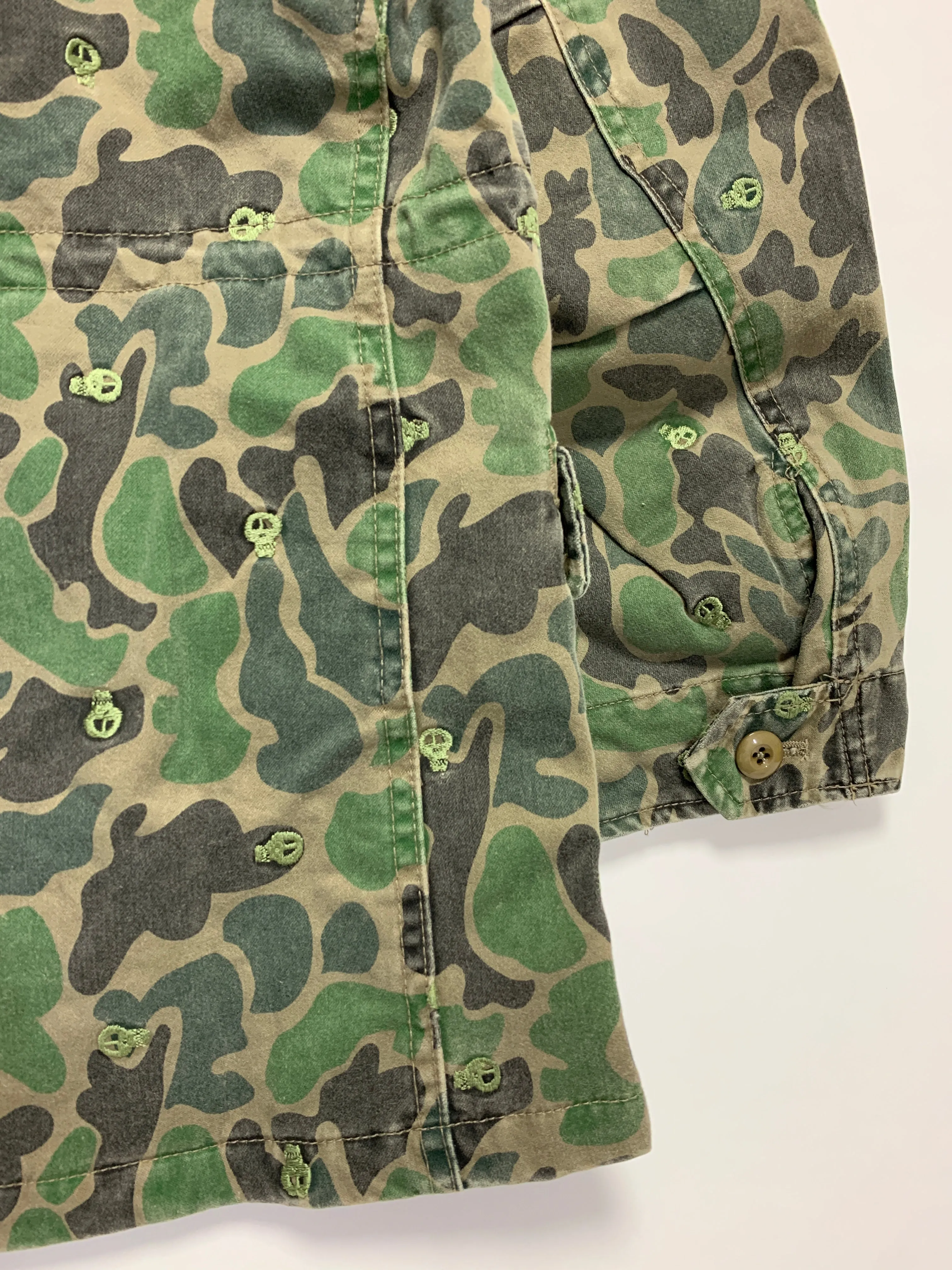 [M] DS! WTAPS STUSSY Skull Camo M-65 Jacket