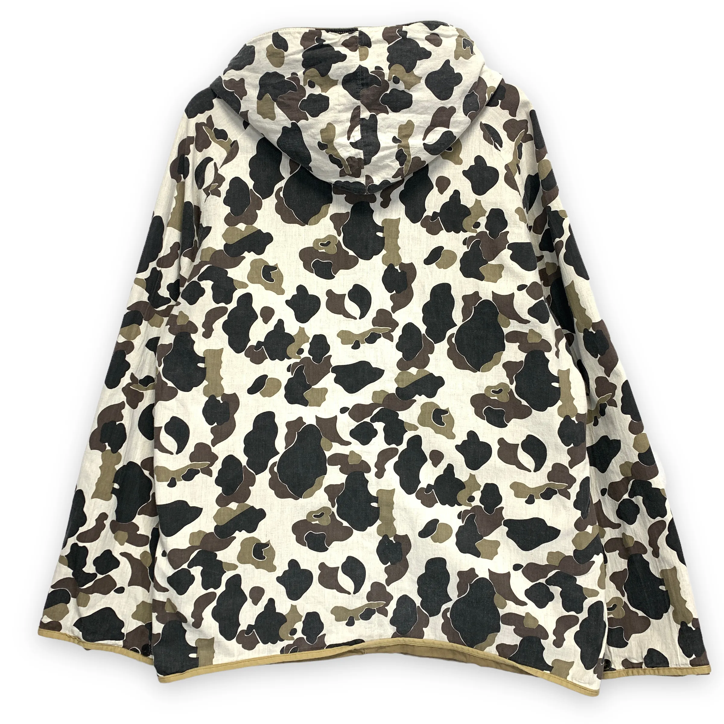 [M] Kapital Cotton Linen Reversible Hooded Duck Camo Jacket