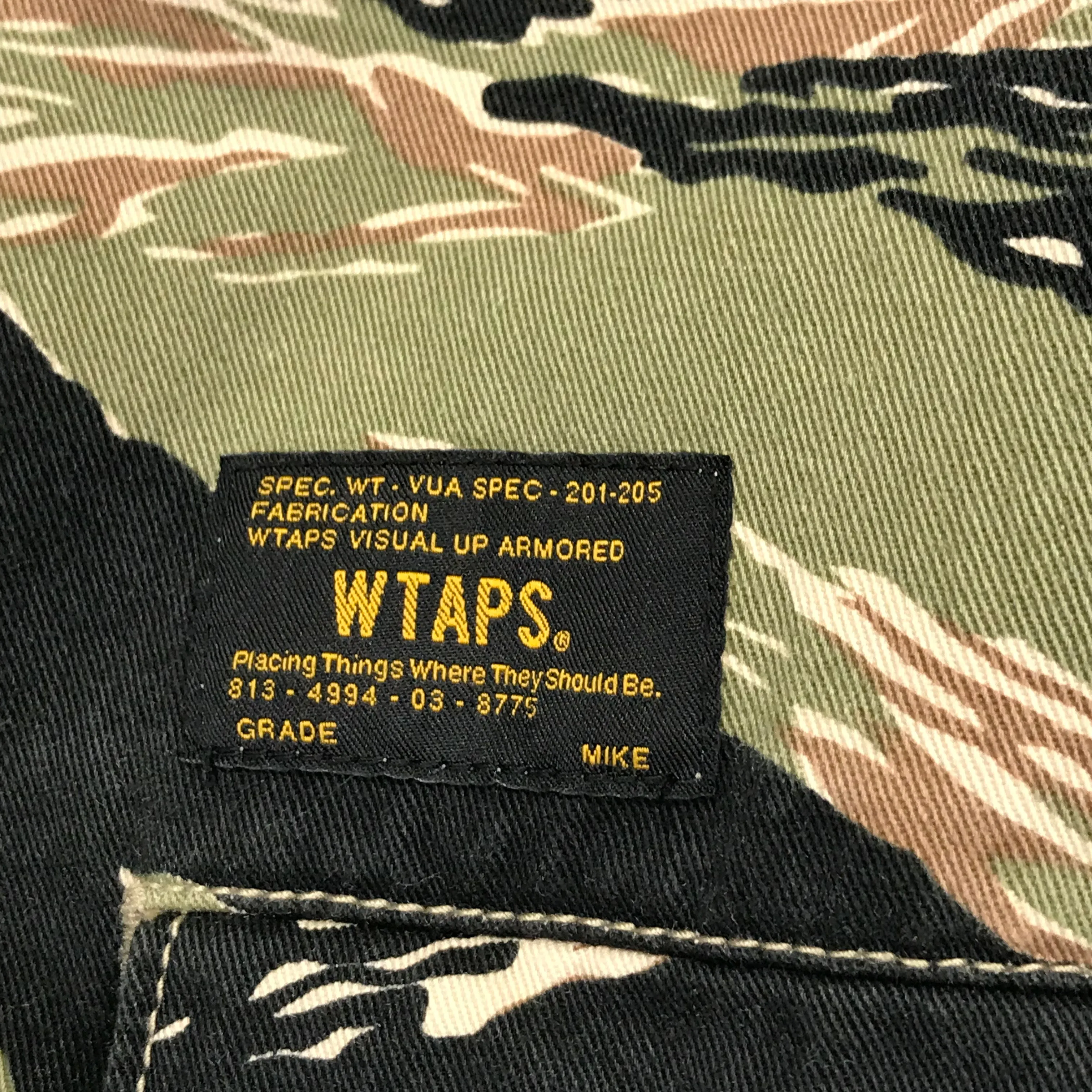 [M] WTaps 12SS Tiger Camo M-65 Jacket