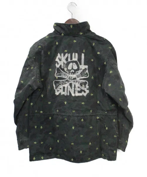 [M] WTAPS STUSSY Skull Camo M-65 Jacket