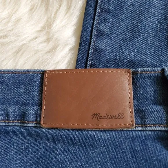 Madewell 10&quot; High-Rise Skinny Jeans in Brockton Wash Size 28 EUC