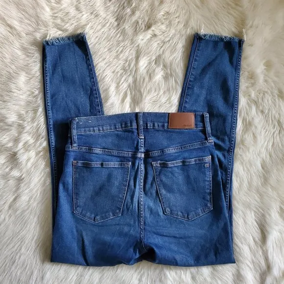 Madewell 10&quot; High-Rise Skinny Jeans in Brockton Wash Size 28 EUC