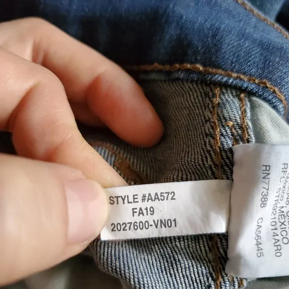 Madewell 10&quot; High-Rise Skinny Jeans in Brockton Wash Size 28 EUC
