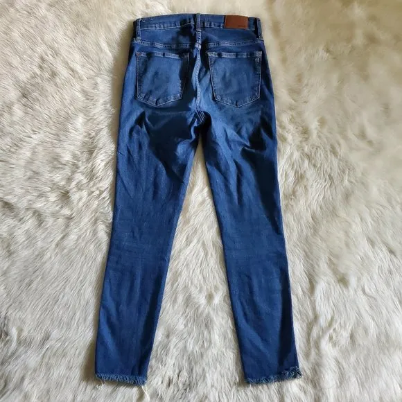 Madewell 10&quot; High-Rise Skinny Jeans in Brockton Wash Size 28 EUC