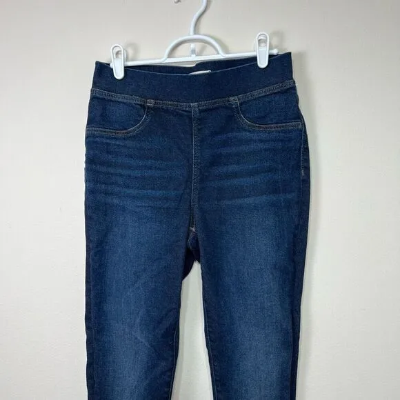 Madewell Dark Wash Tall Pull On Skinny Jeans 27T Women