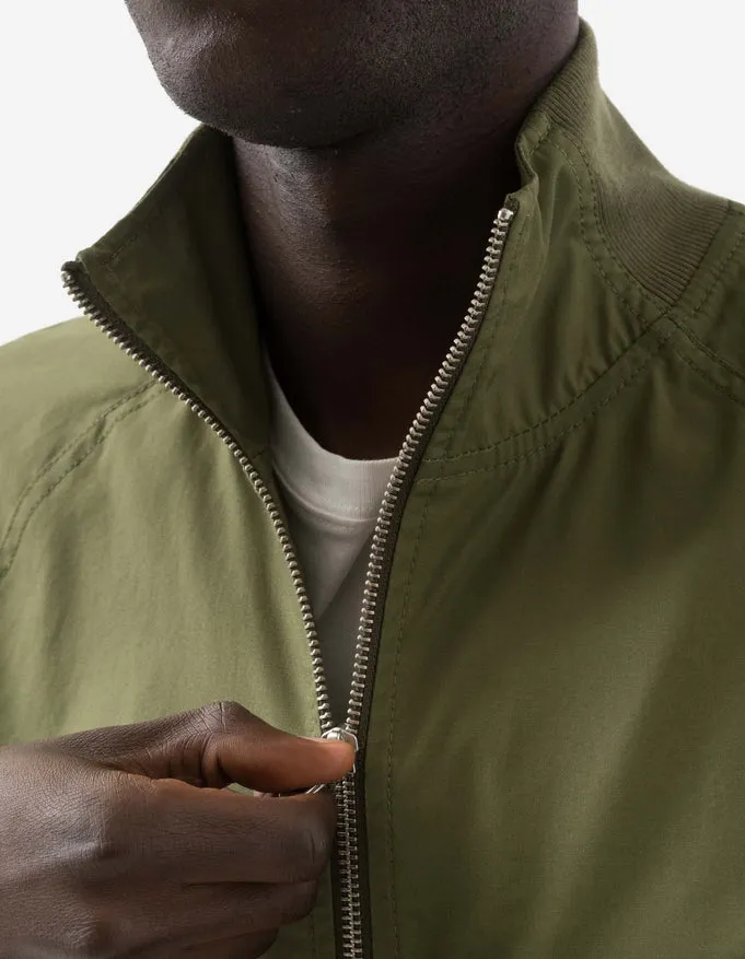 Maharishi Organic Cotton Track Top Olive