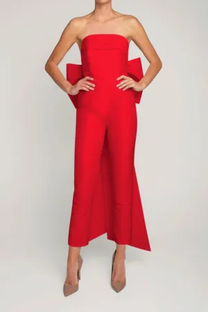 Margaret Silk Faille Jumpsuit