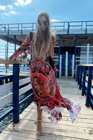 MAXI DRESS SILK