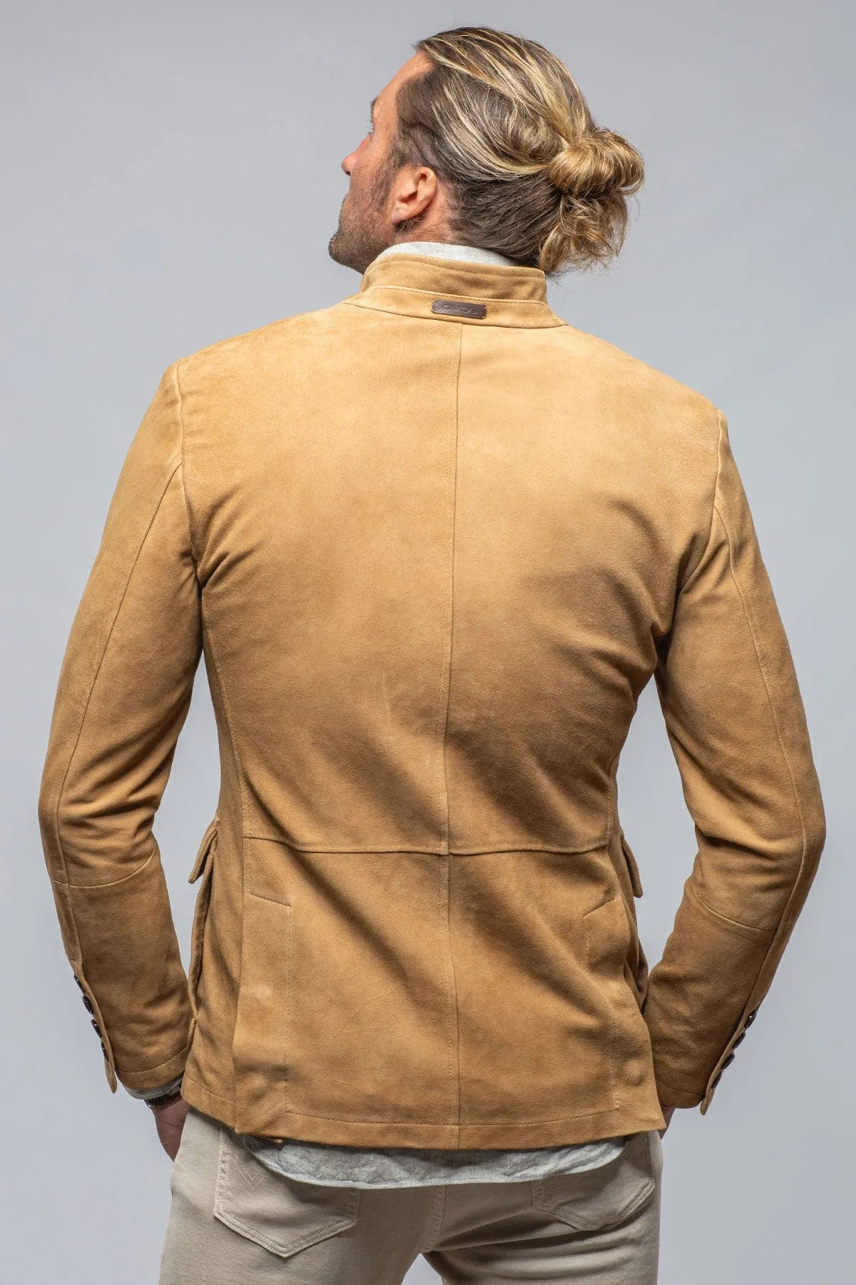 Maximus Suede Blazer In Palomino