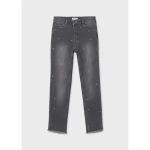 Mayoral Denim Pants - Grey