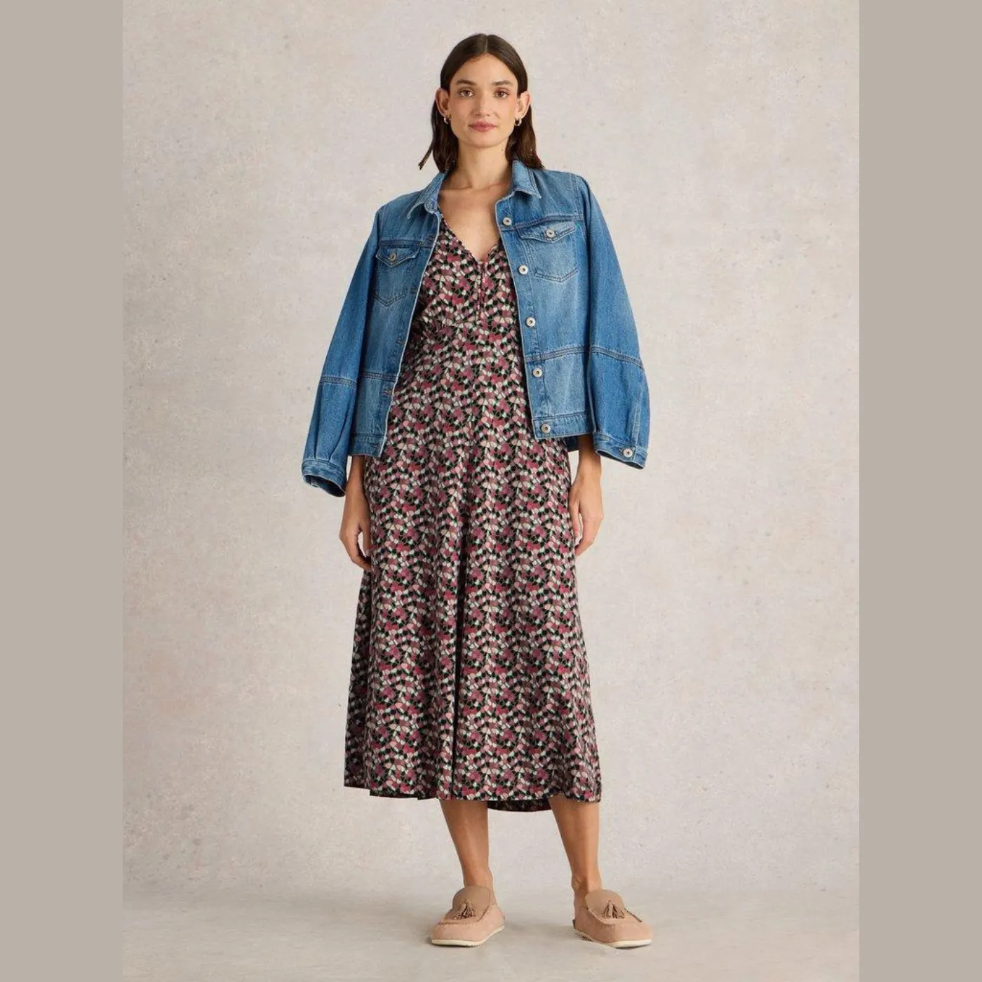 Megan Green Jersey Dress