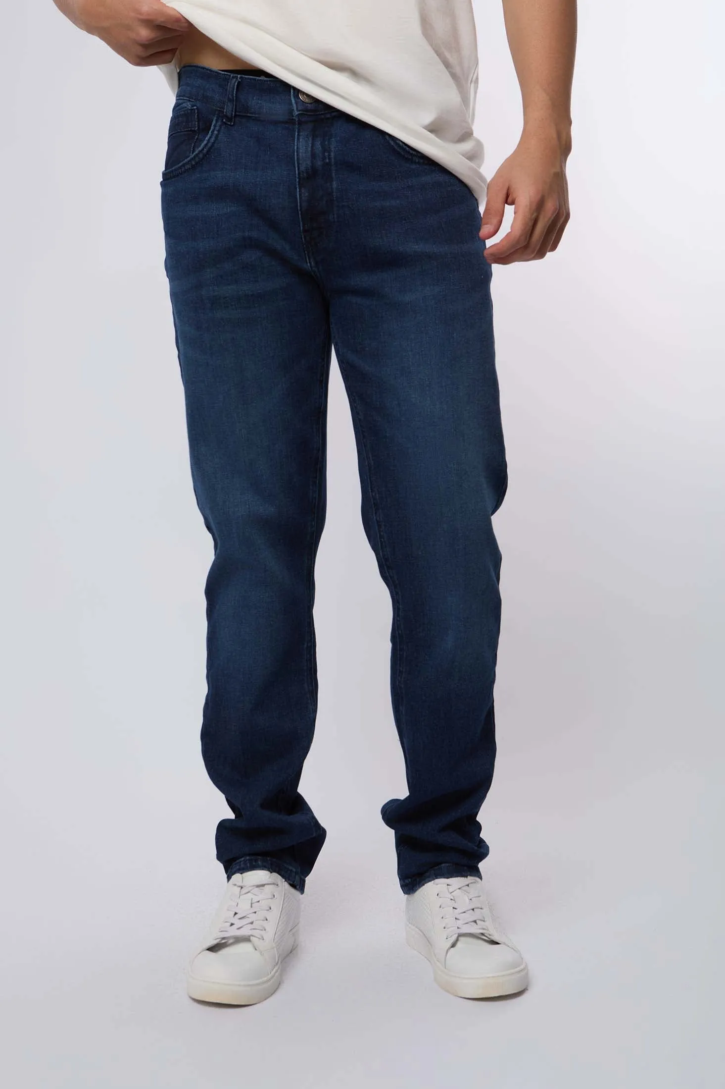 Men Denim  Slim Fit JeansBlue